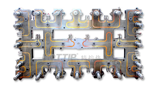 油缸系统及其它系统 >一出二十针阀热流道系统（LCD电视）